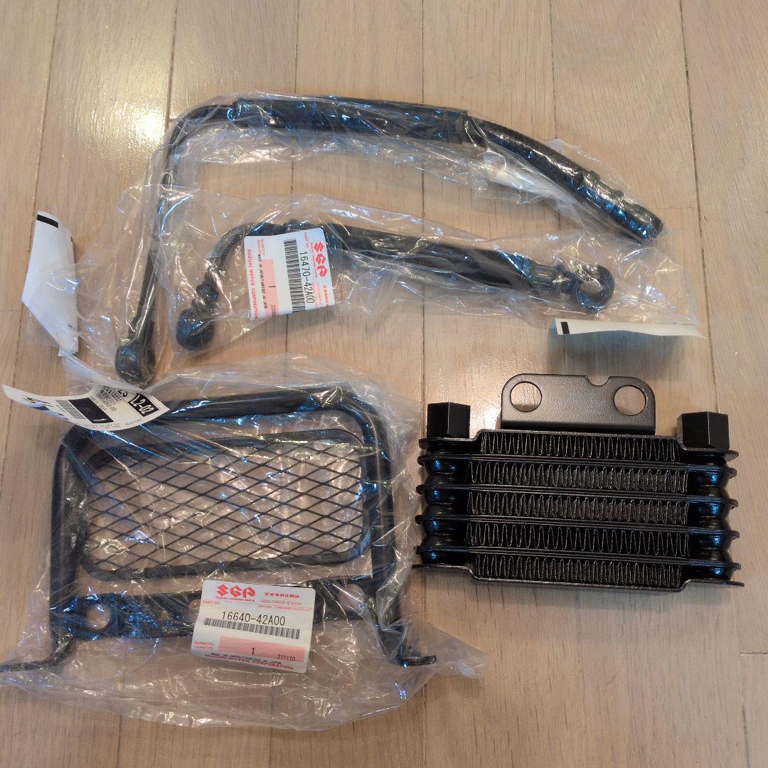 め*る様 【新品】SUZUKIスズキ DR200オイルクーラー一式＆サービスマニ