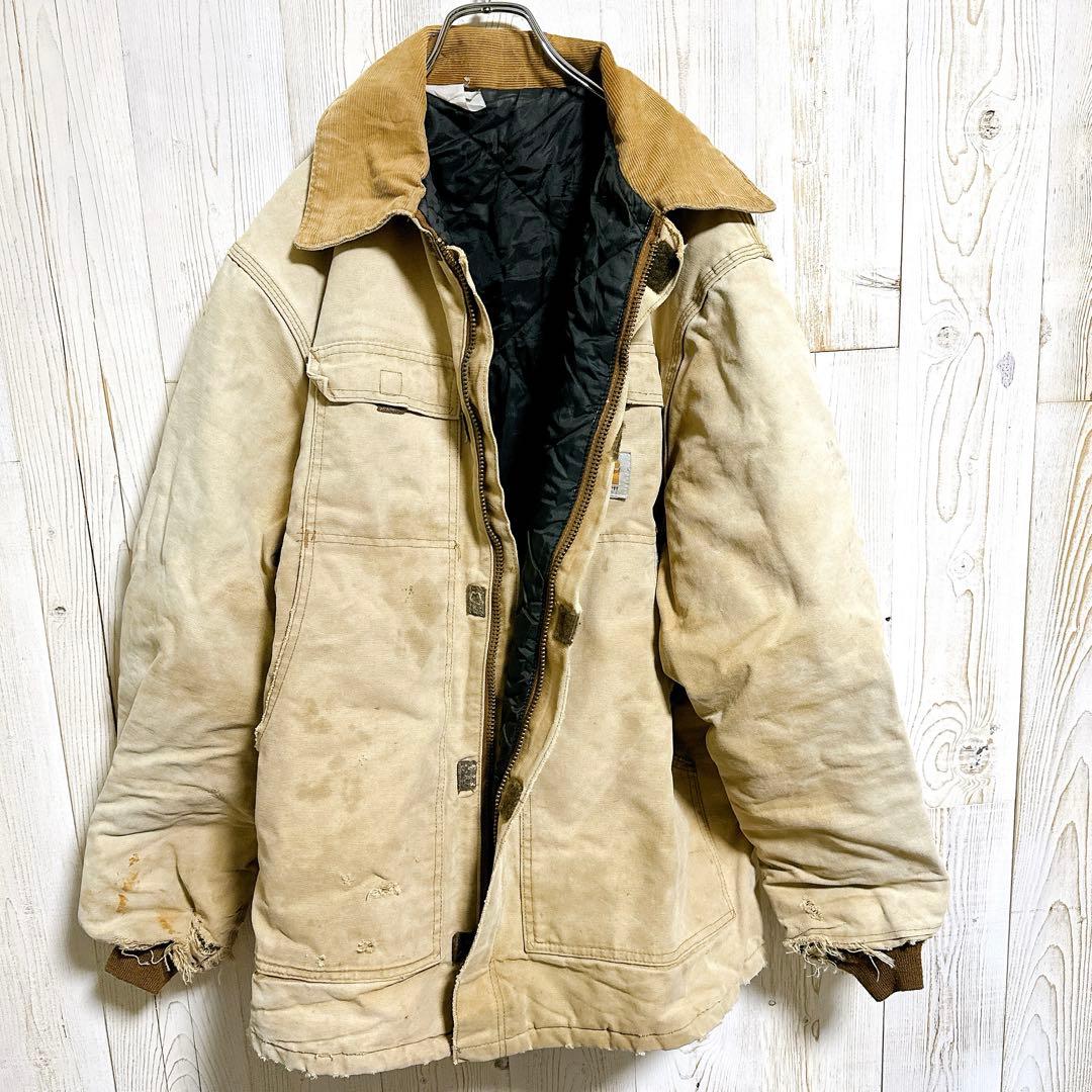 ヴィンテージ　Carhartt 　ダック　パデット　トラディショナルコート