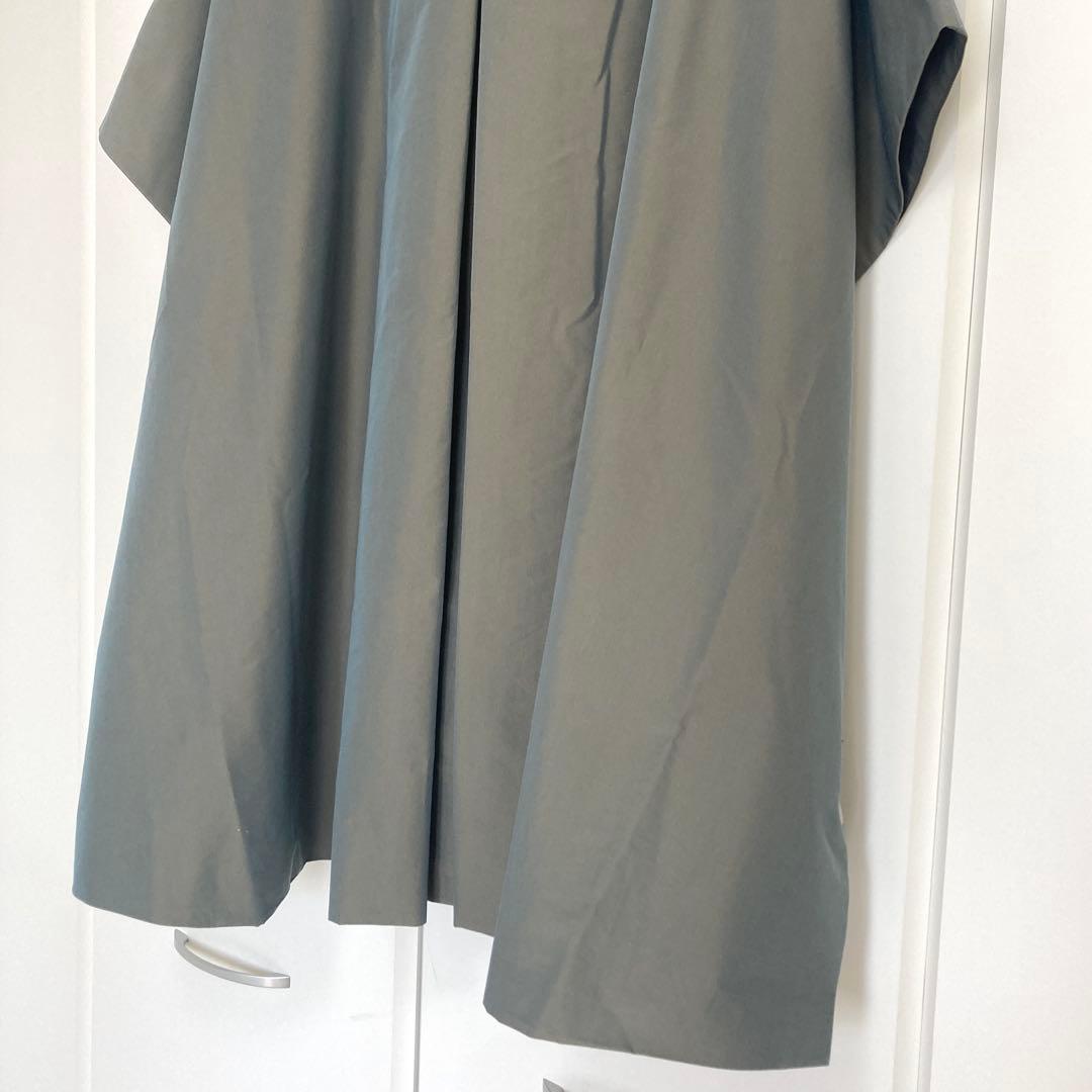 ジャケット・アウター RIM.ARK Stand collar poncho L/KHA1