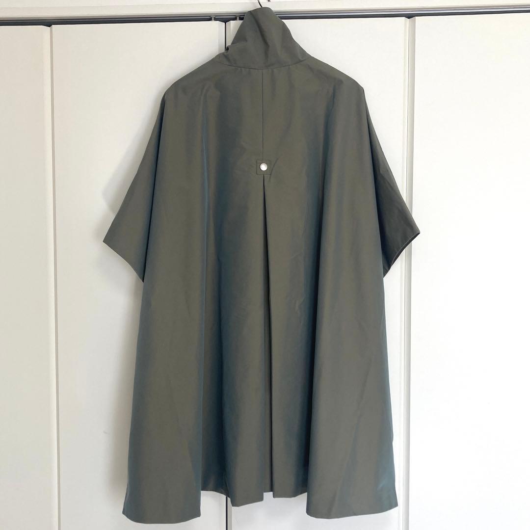 ジャケット・アウター RIM.ARK Stand collar poncho L/KHA1