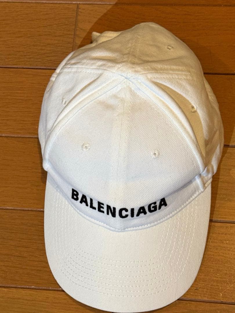 BALENCIAGA バレンシアガ ロゴ刺繍 キャップ 正規品
