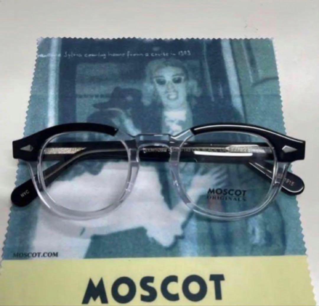 MOSCOT オリジナル クリア/ブラック サングラス　値下げ可