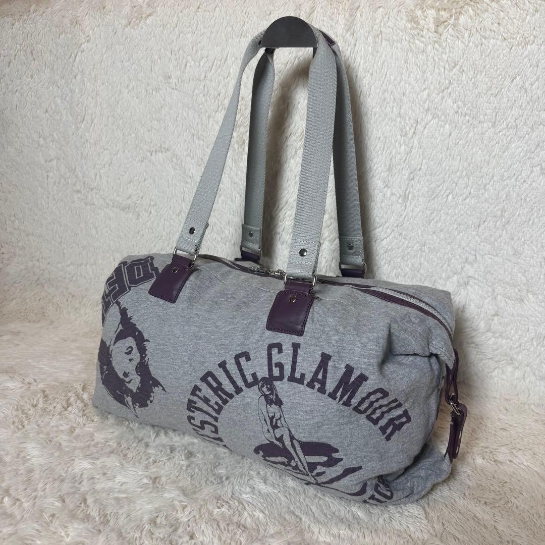 HYSTERIC GLAMOUR バッグ ボストンバッグ 歴代ヒスガール グレー