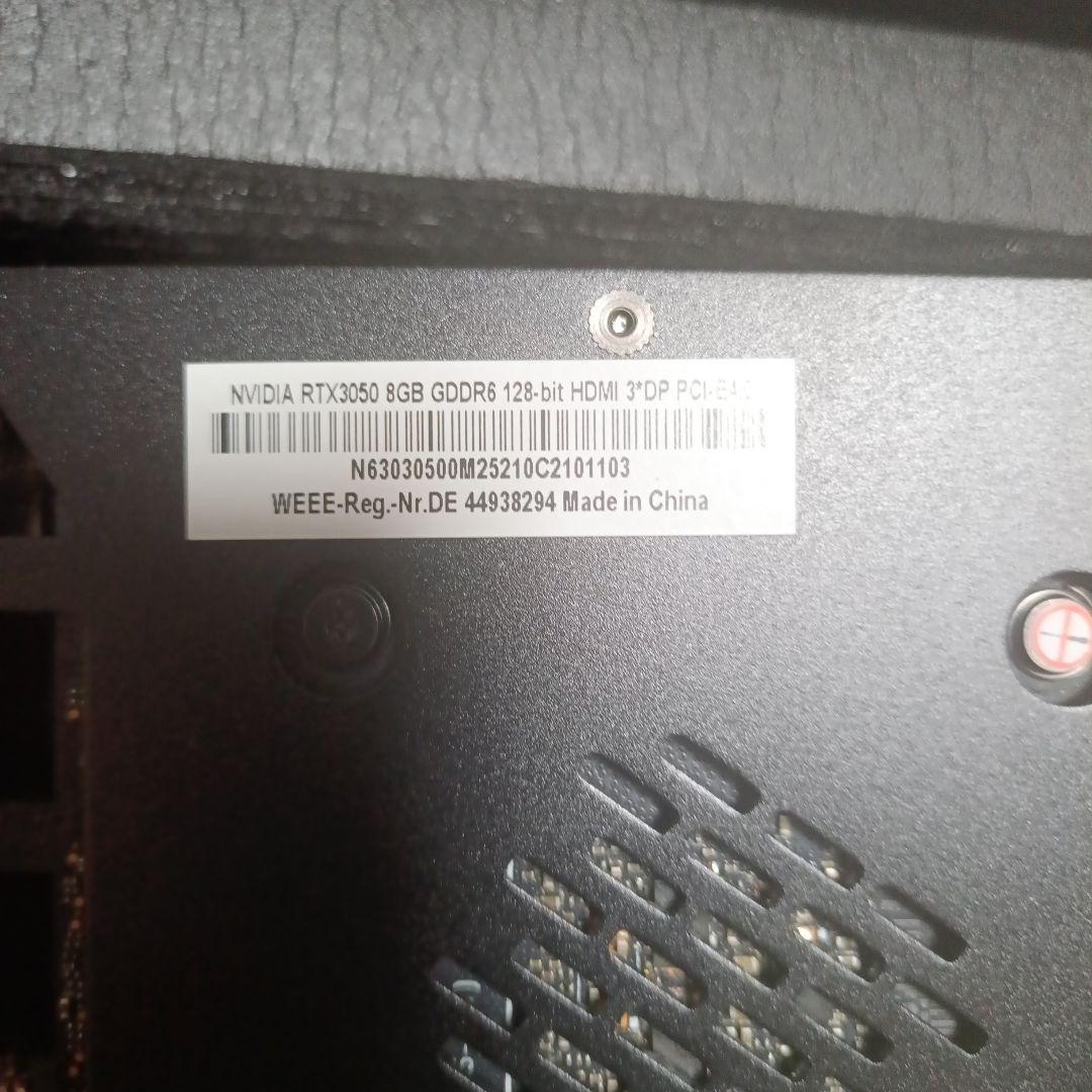 チ*ン様 GeForce RTX 3050 8GB GDDR6 グラフィックボー