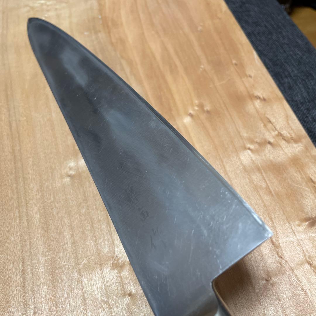 ラ*ム様 藤寅作コバルト合金鋼割込牛刀　尺