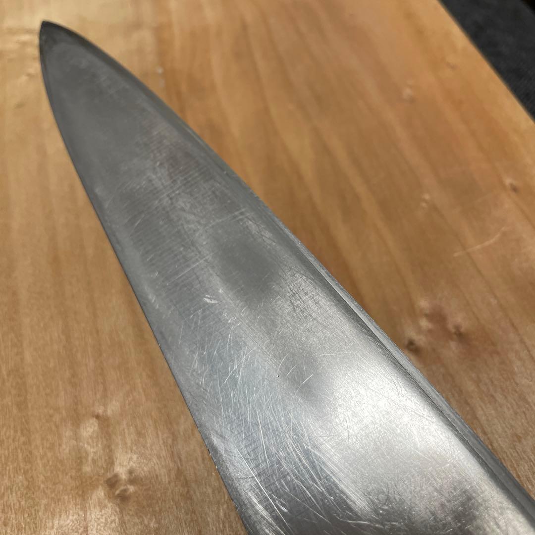 ラ*ム様 藤寅作コバルト合金鋼割込牛刀　尺