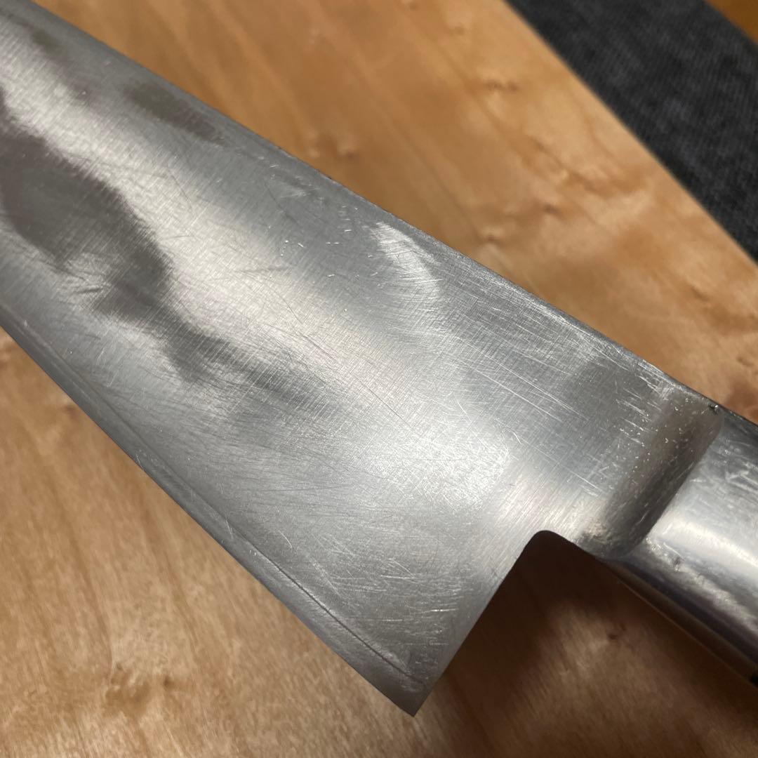 ラ*ム様 藤寅作コバルト合金鋼割込牛刀　尺