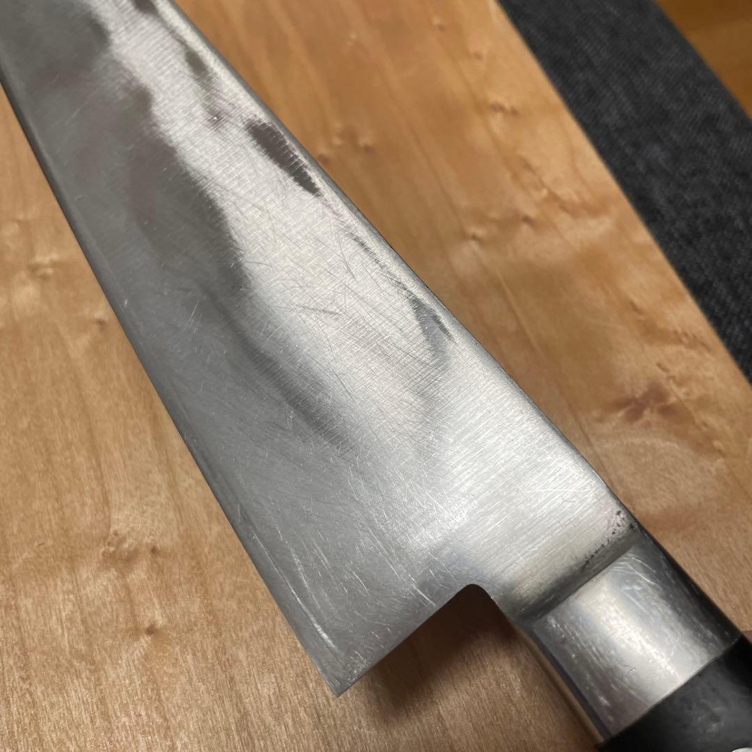 ラ*ム様 藤寅作コバルト合金鋼割込牛刀　尺