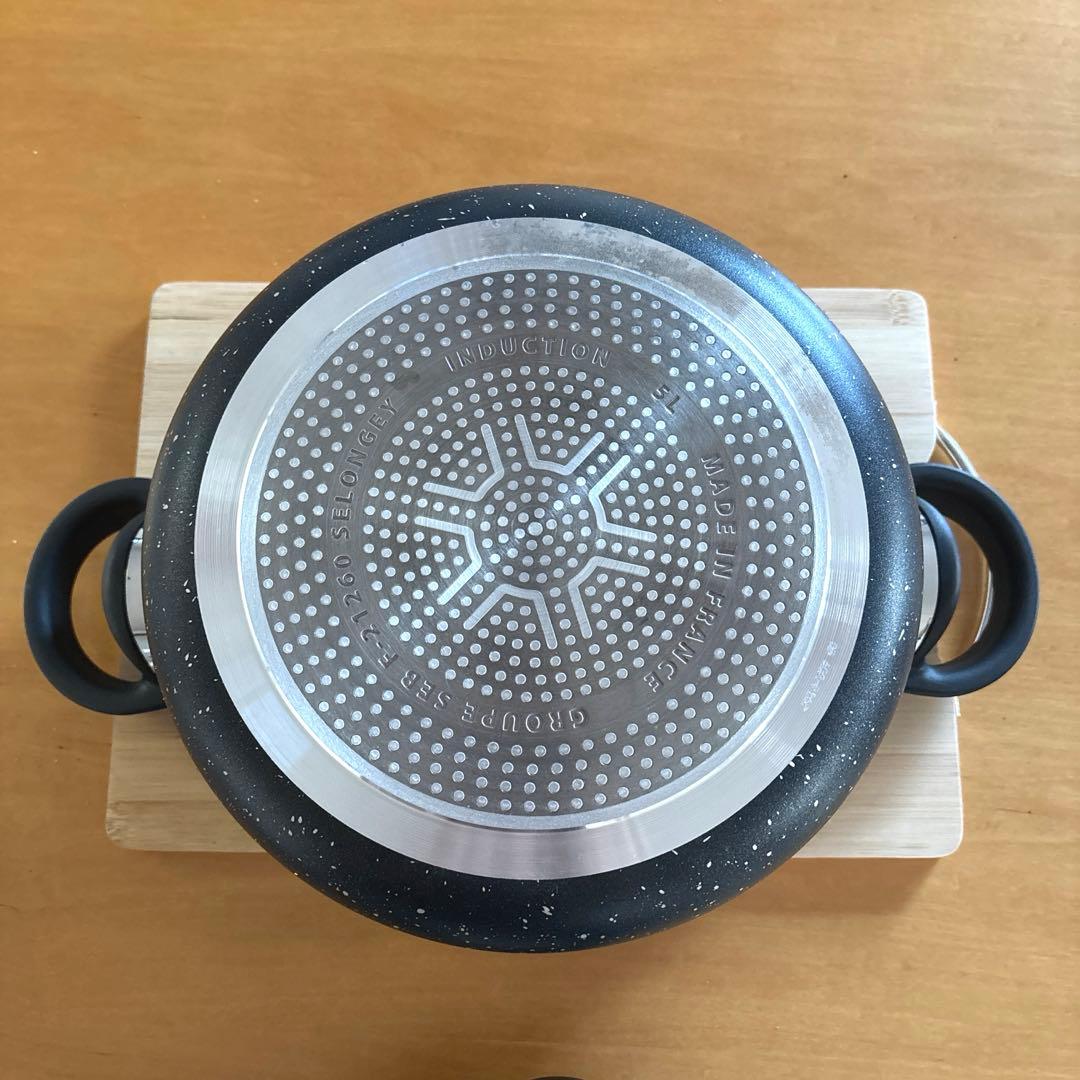 【新生活】T-fal クリプソ ミニット デュオ ストーン 圧力なべ 5.2L