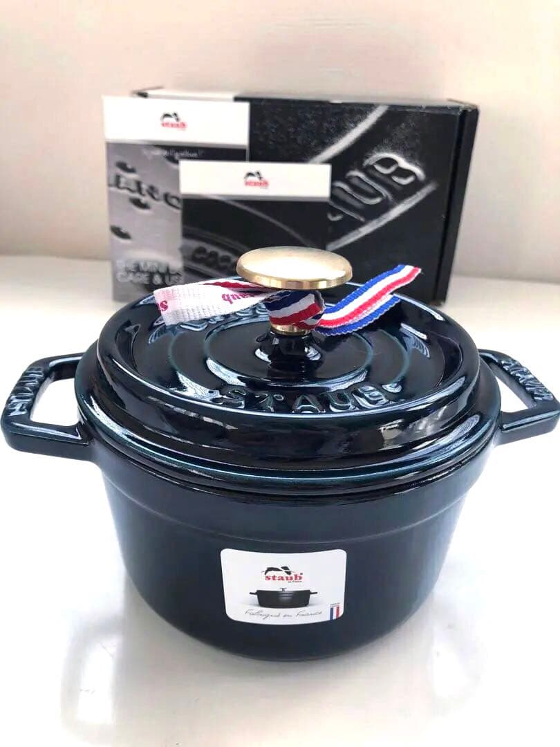 タイムセール【新品】ストウブ ラウンド ラメール 14cm (生涯保証付)