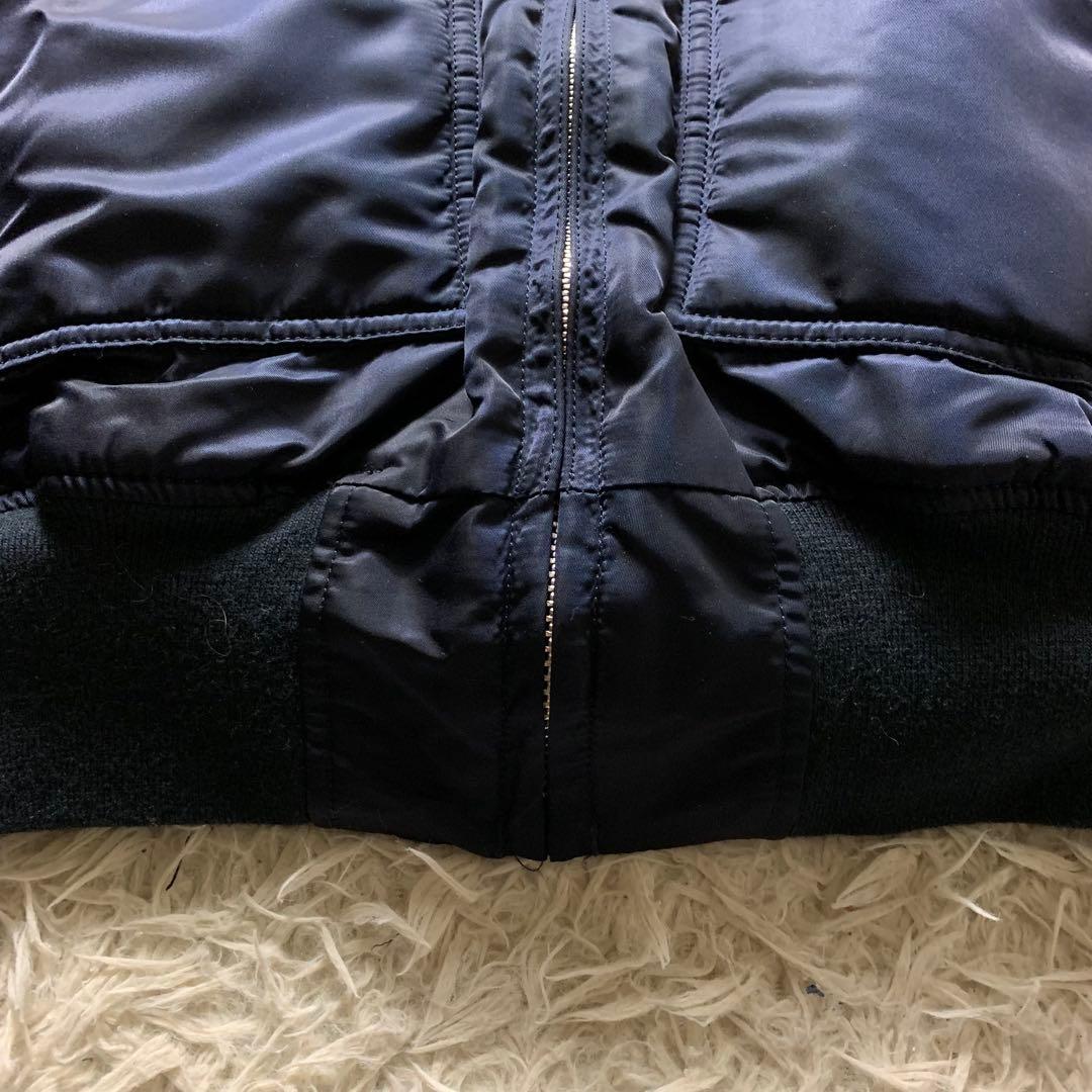 美品■アルファインダストリース フライトジャケット CWU-45ネイビー XL