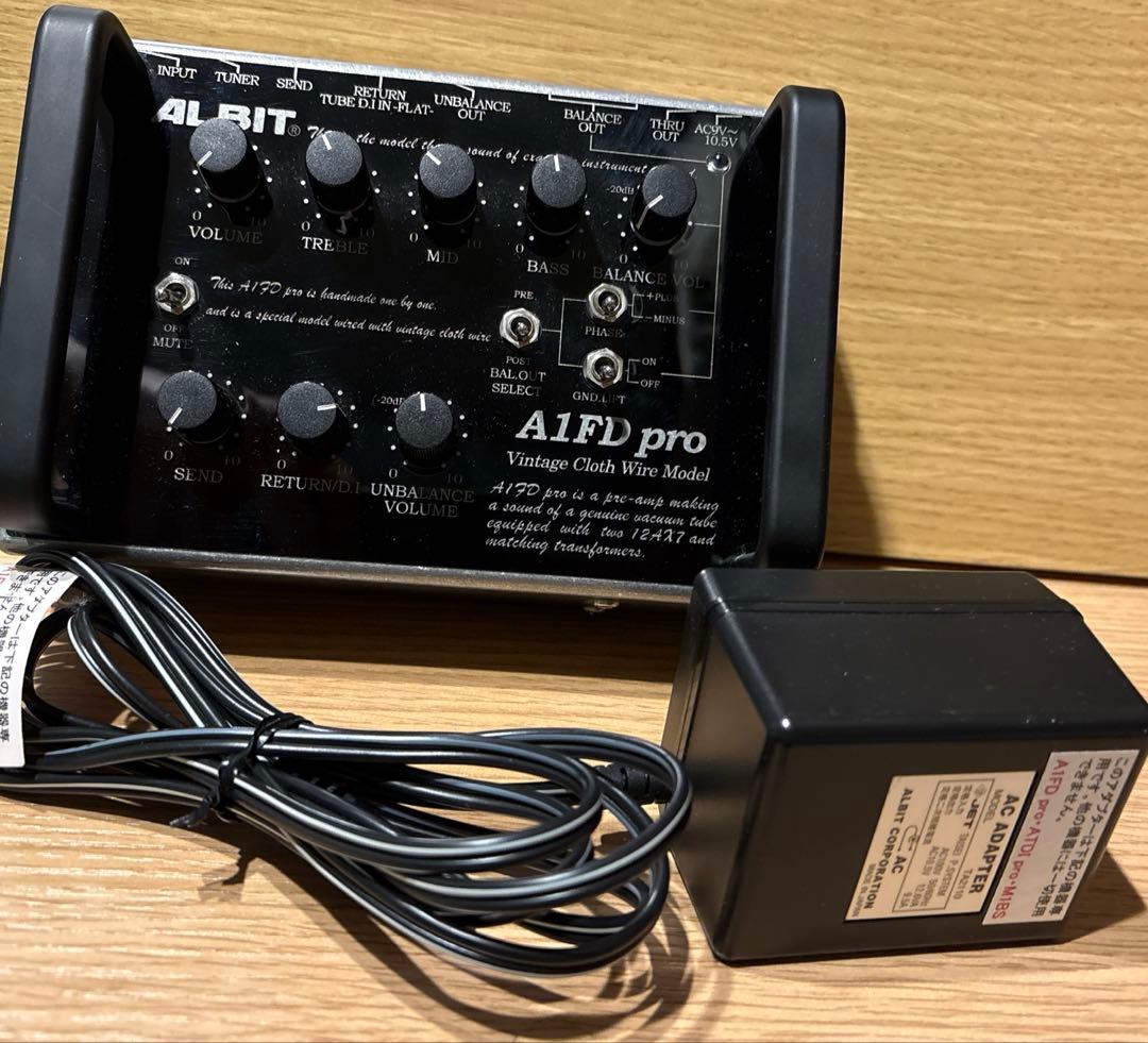 ALBIT プリアンプ A1FD pro vintage cloth wire