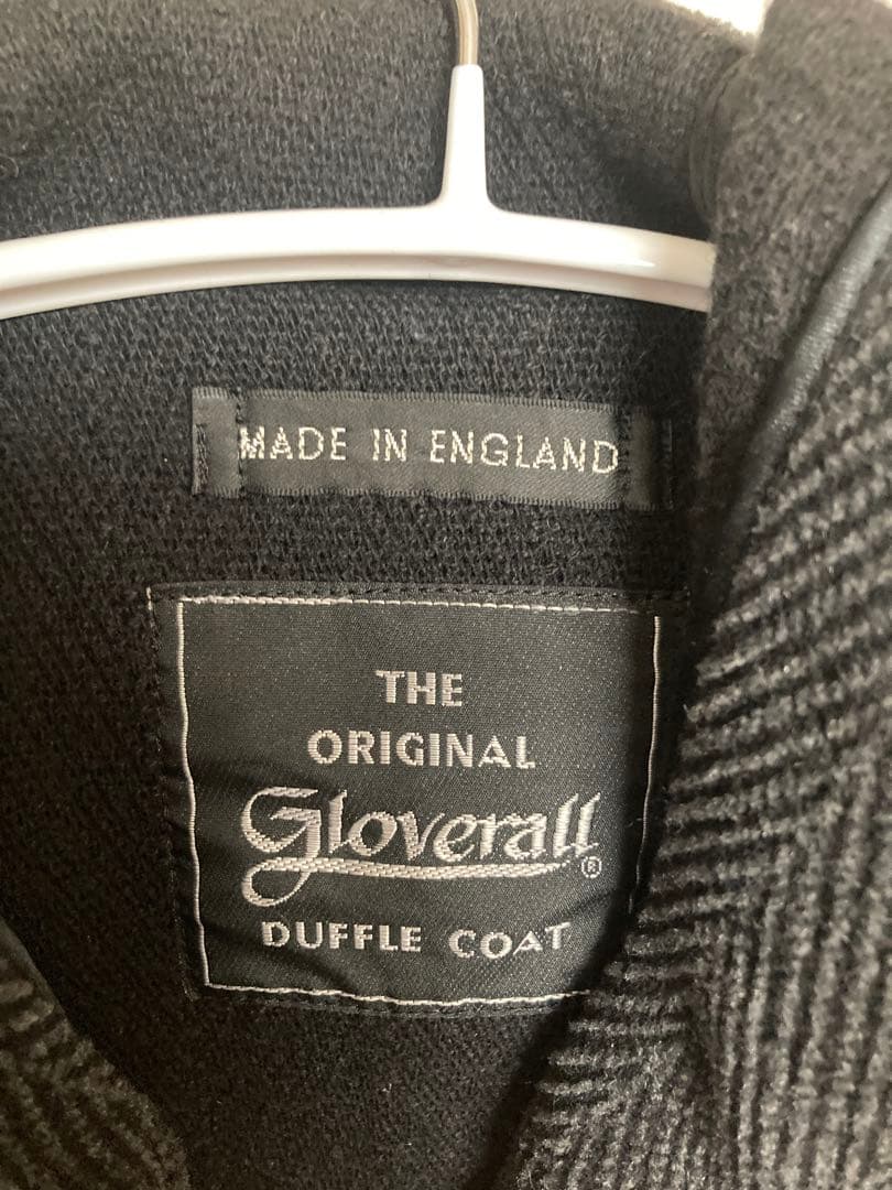 Gloverall ダッフルコート　ブラック　グレー