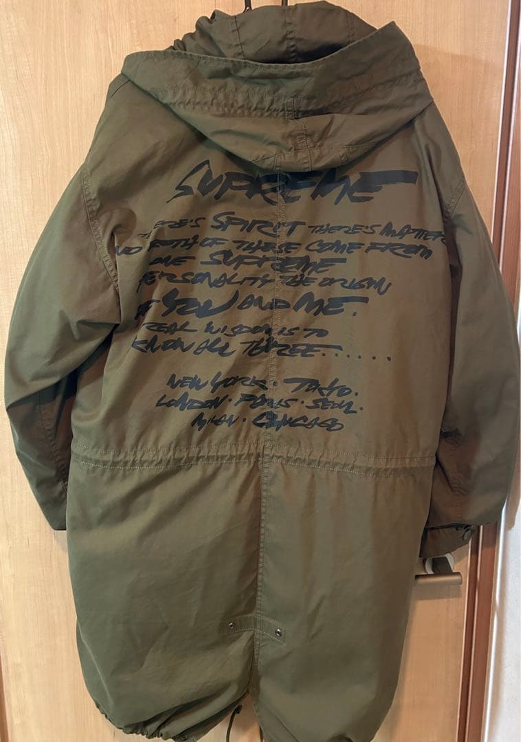 ジャケット・アウター Supreme Futura Fishtail Parka S olive
