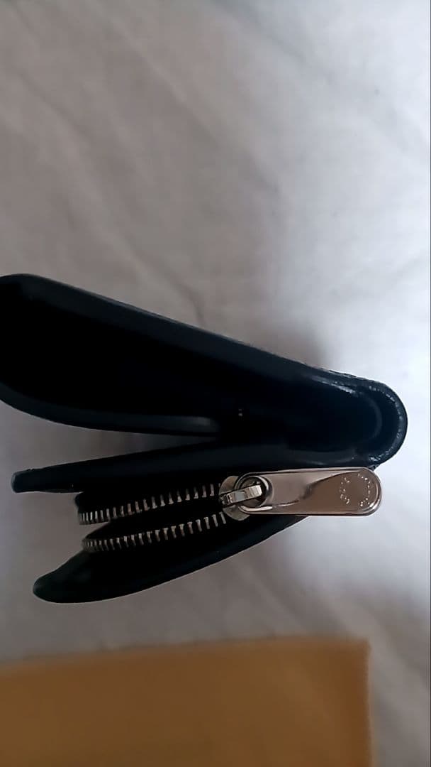 美品LOUIS VUITTON 黒 三つ折り財布ポルトフォイユイリスxs