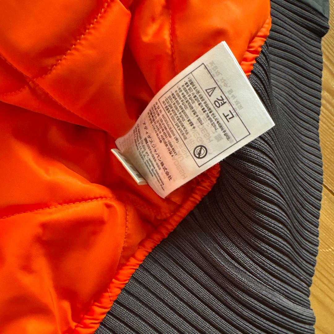 た*ろ様 adidas オリジナルス ダークグレー MA-1 ボンバージャケット