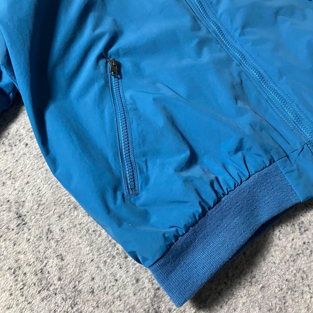 00sLLBeanウォームアップジャケットフリースライナーナイロンブルゾンブルー