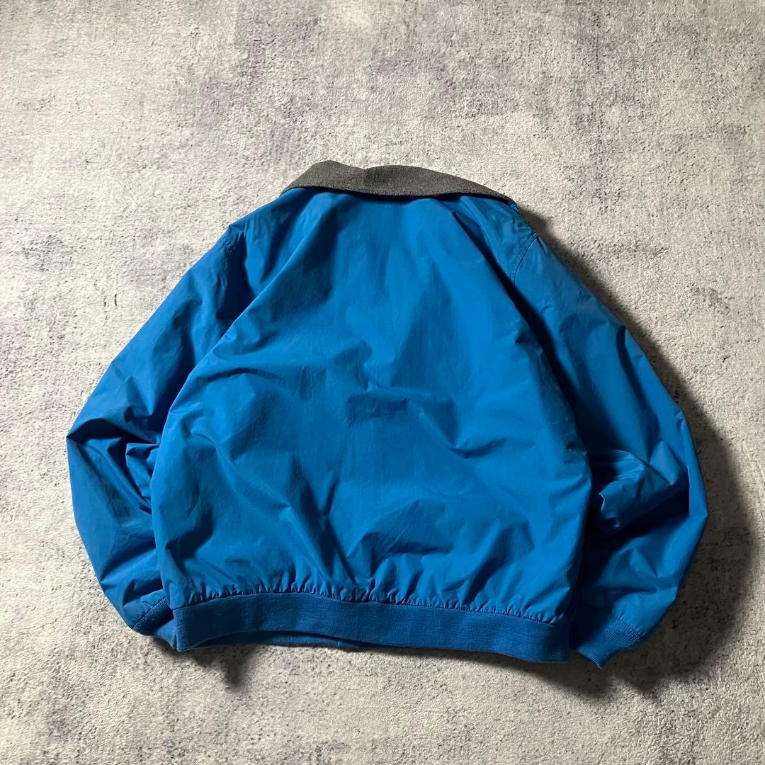 00sLLBeanウォームアップジャケットフリースライナーナイロンブルゾンブルー