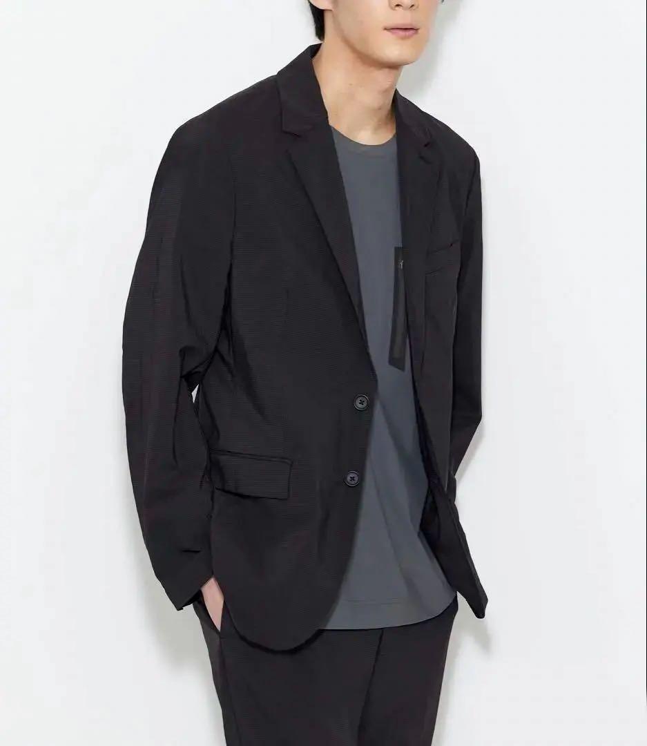 【極美品】PLST マイクロサッカージャケット ブラック M ¥21,000