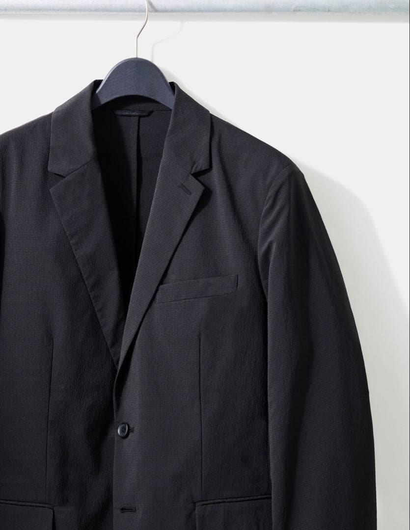 【極美品】PLST マイクロサッカージャケット ブラック M ¥21,000