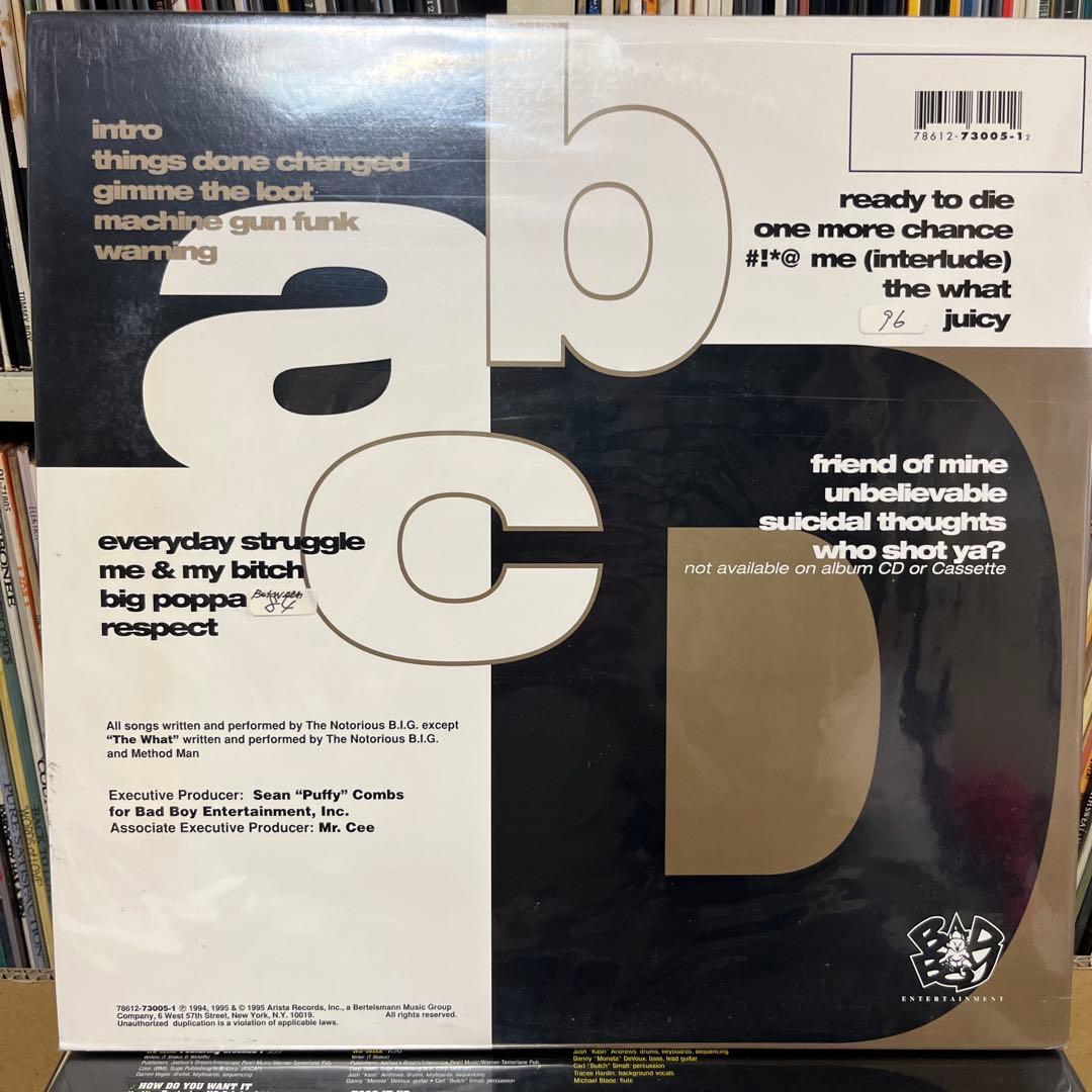 the notorious B.I.G. ready to die US原盤