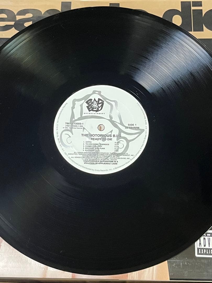 the notorious B.I.G. ready to die US原盤