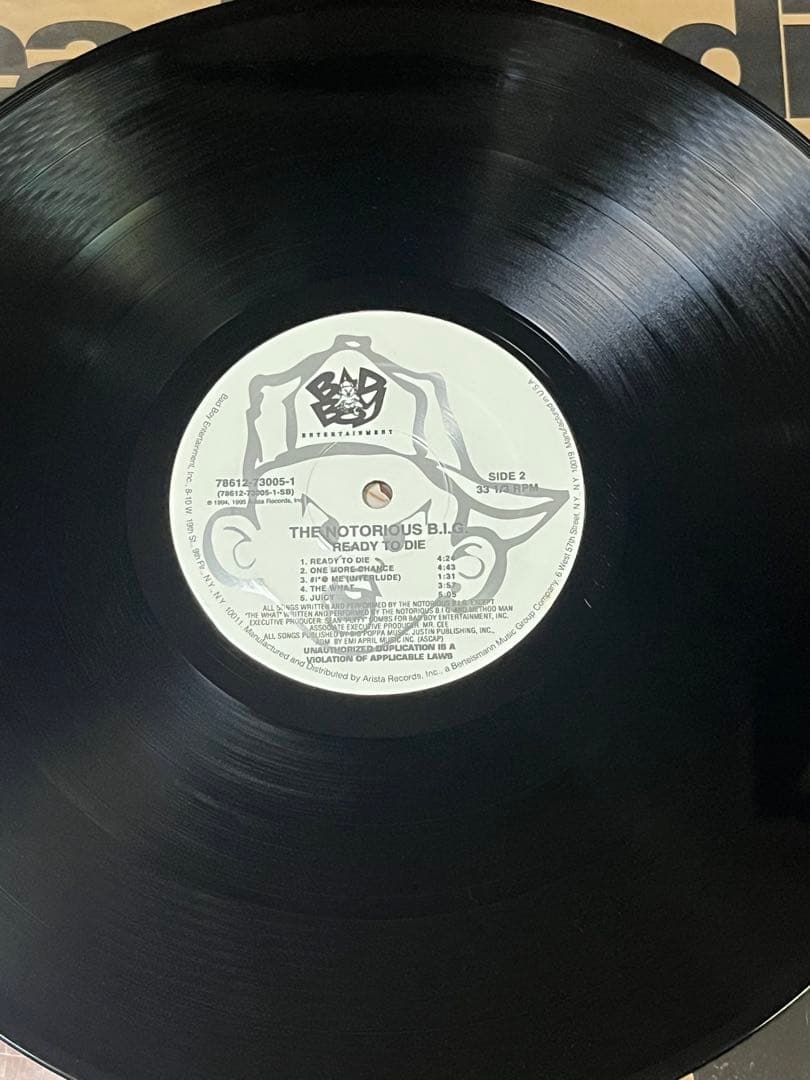 the notorious B.I.G. ready to die US原盤