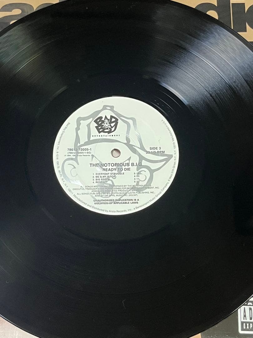 the notorious B.I.G. ready to die US原盤