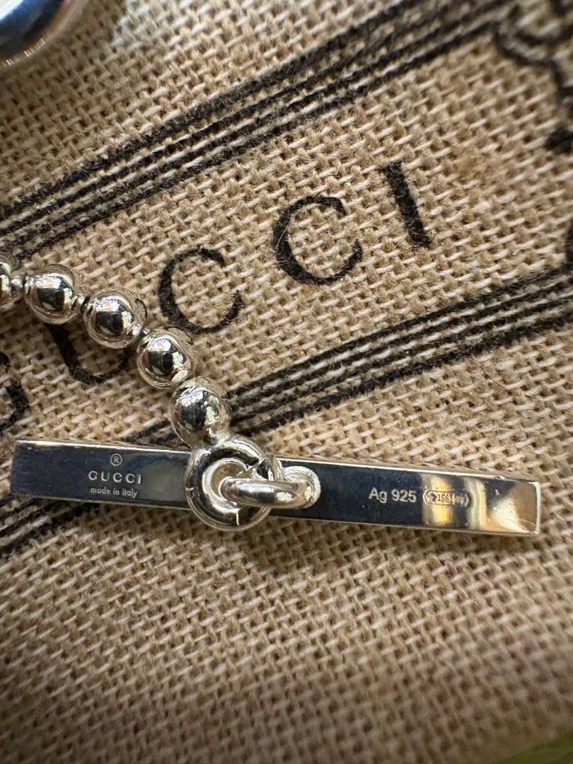 GUCCI ネックレス シルバー 216435 J8400 8106