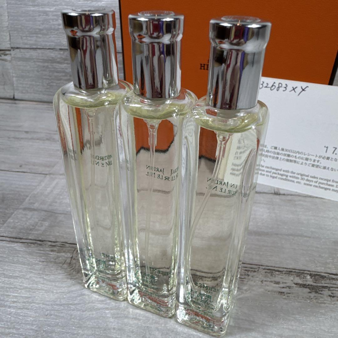 付属品完備　HERMES UN JARDIN SUR LE NIL 3本