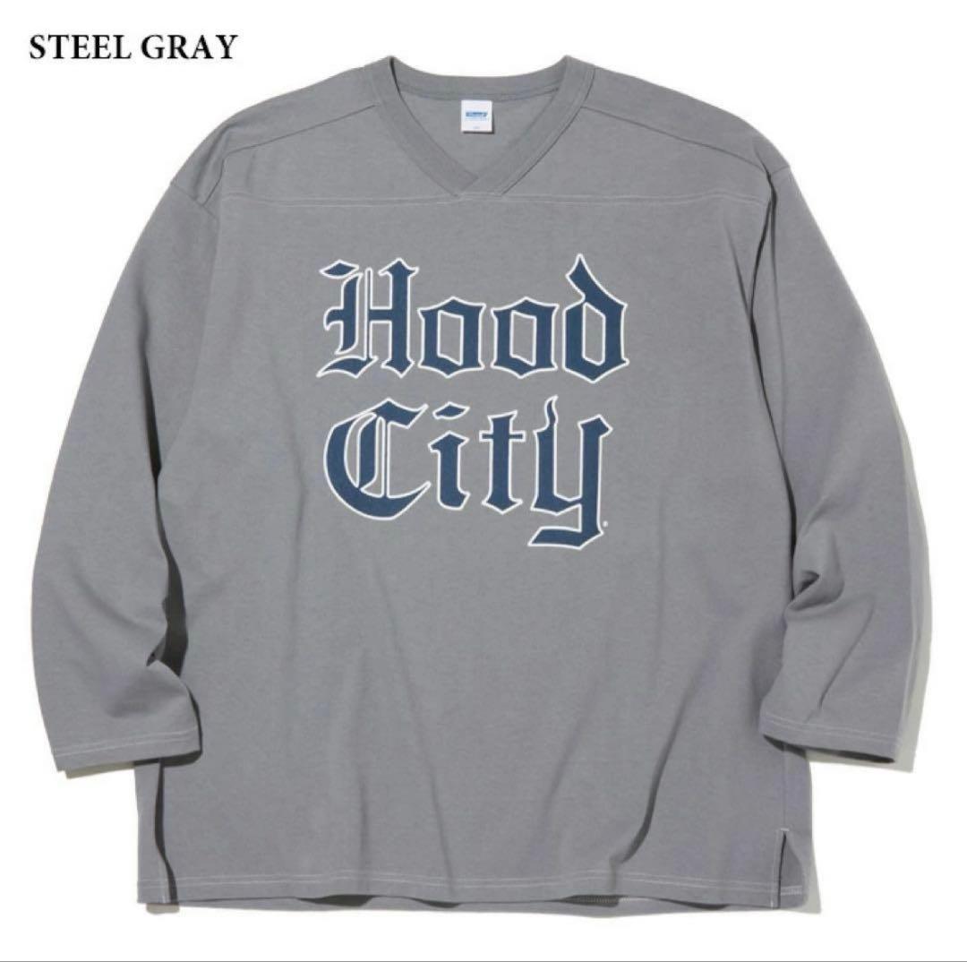 シャツ RADIALL HOOD CITY - FOOTBALL T-SHIRT L