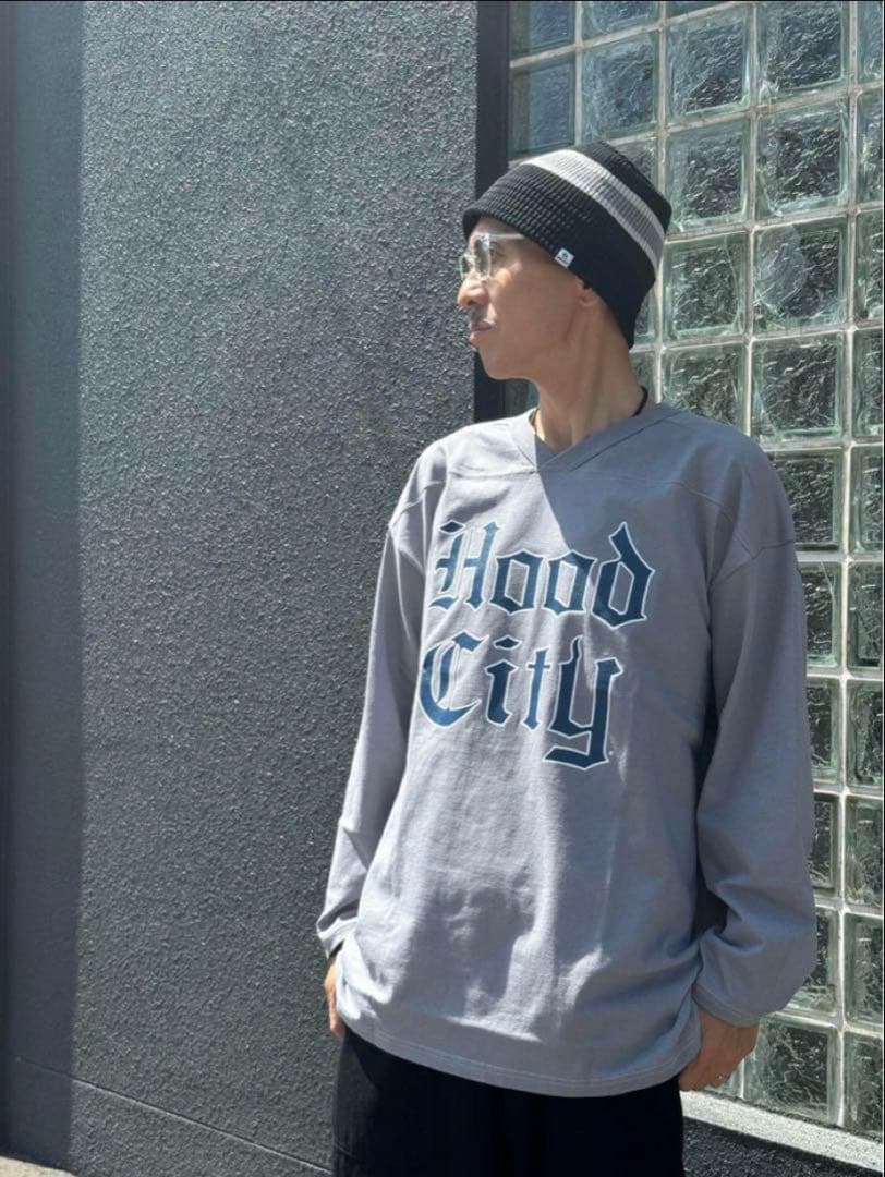 シャツ RADIALL HOOD CITY - FOOTBALL T-SHIRT L
