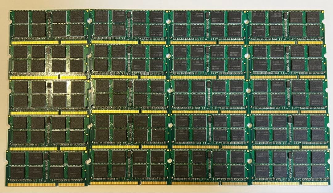 ノート用 PC3-12800 8GB 20枚セット Aing
