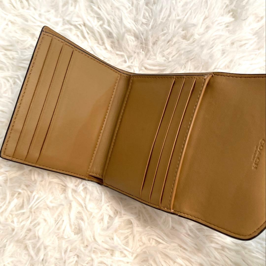 【美品】COACH スモール ウォレット ウィズ ホース アンド キャリッジ