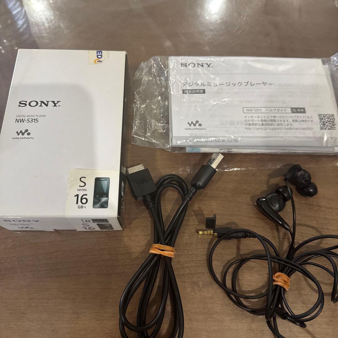 SONY ウォークマン　NW-S315 16GB ブラック