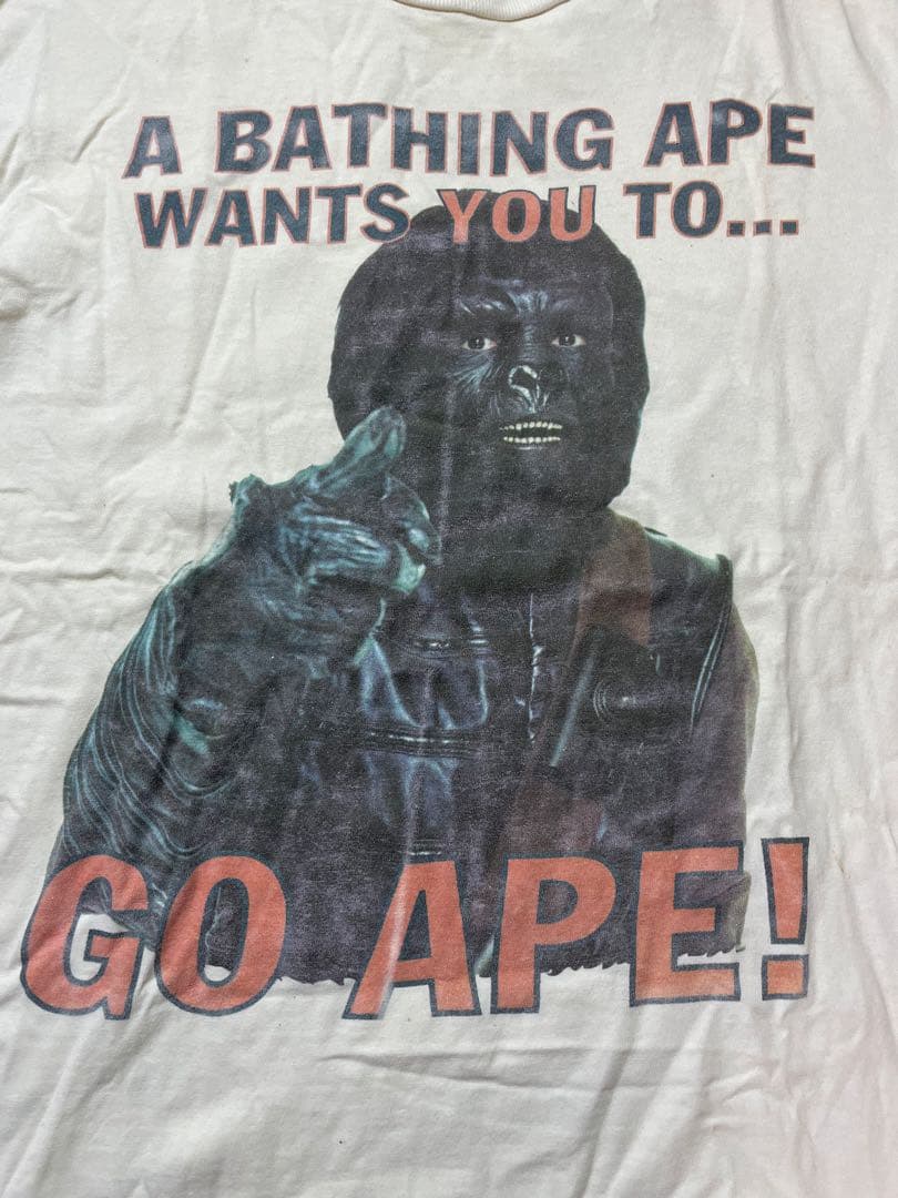 90's A BATHING APE オリジナル GO APE Tシャツ 当時物