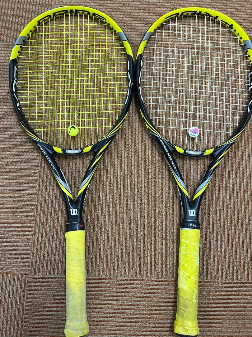 秋 Wilson Pride Ace 100 ラケット2本セット