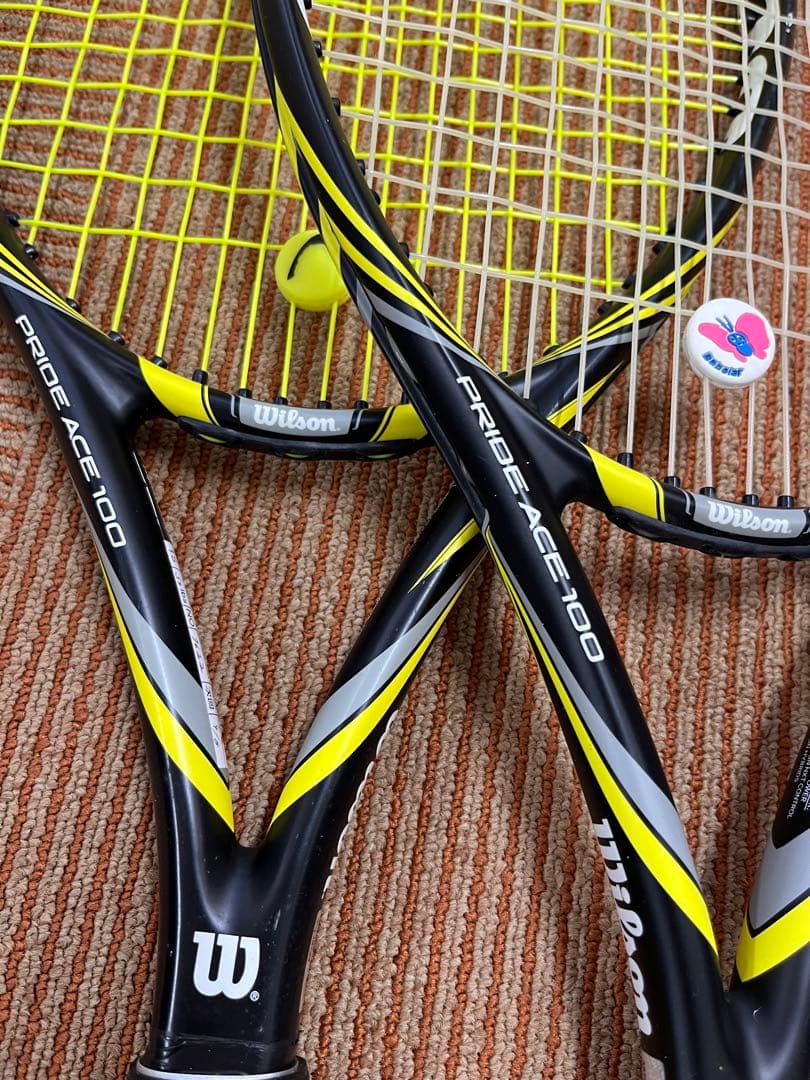 秋 Wilson Pride Ace 100 ラケット2本セット