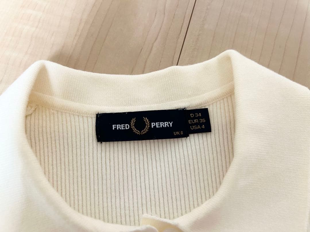 FRED PERRY リブニットポロシャツ