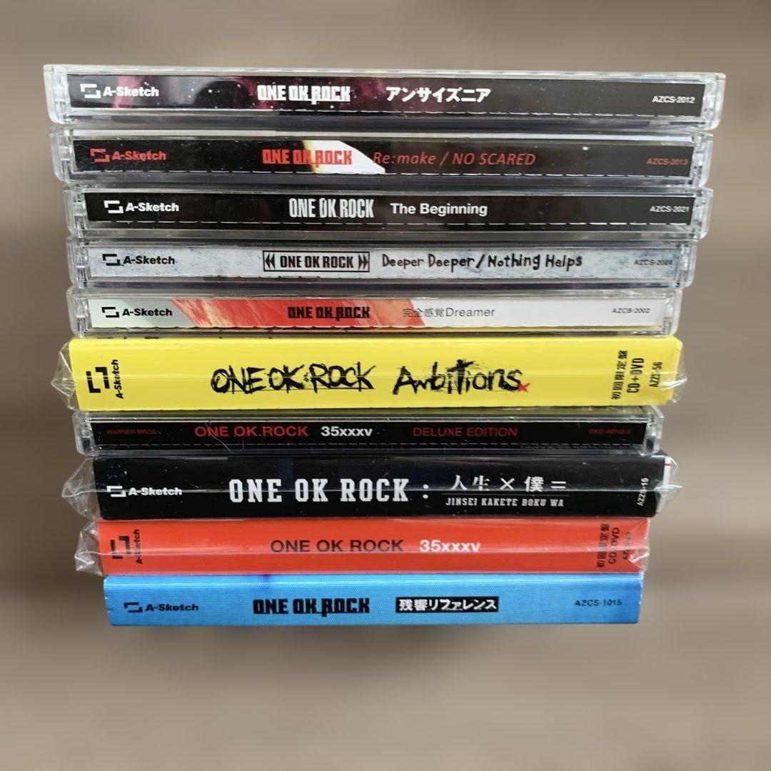 ONE OK ROCK/アルバム・シングル CDセット/初回限定盤DVD付