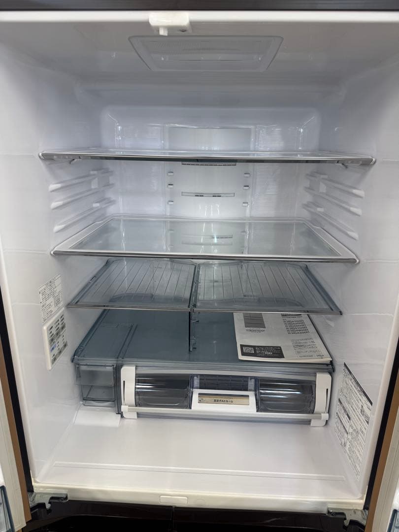 F034 MITSUBISHI 大型冷蔵庫　観音開き　510L 自動製氷付き