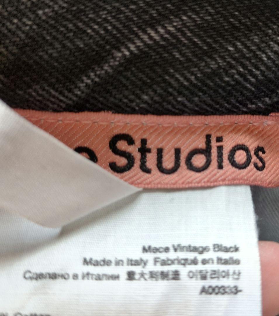 【☆プロフ必読☆】Acne Studios ブラックデニム