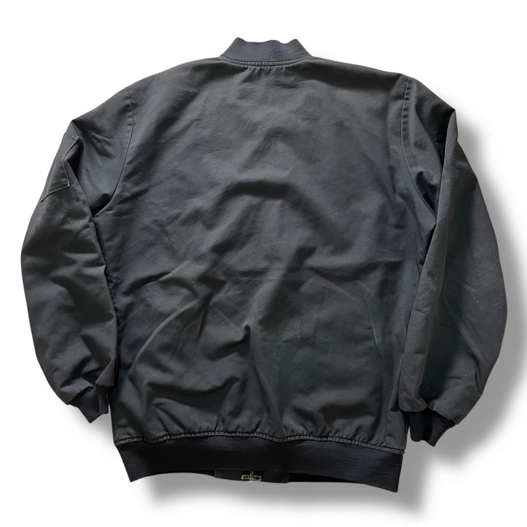 80s 90s USA製 Red Kap ワークジャケット 古着 リブ グレー