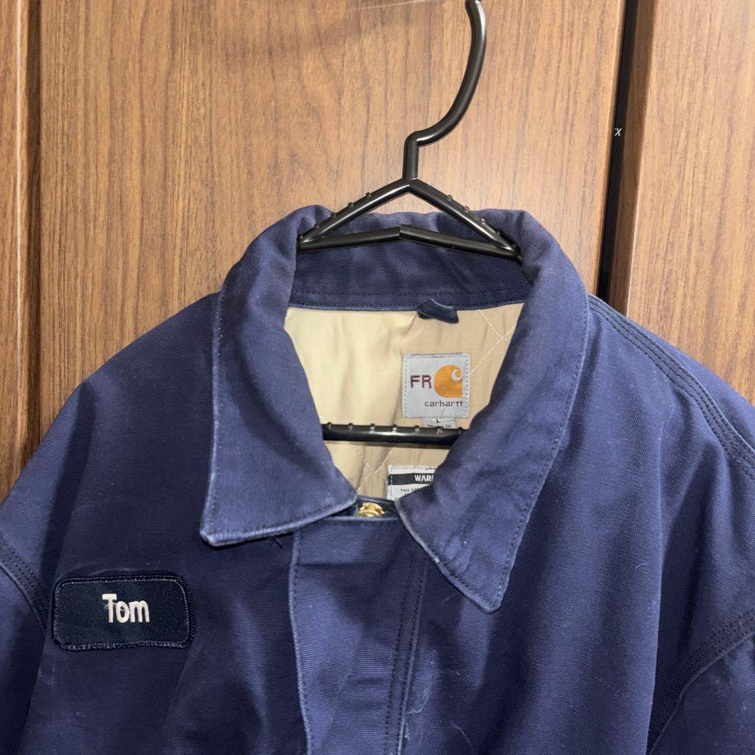 Carhartt ネイビー ジャケット FR Tom刺繍