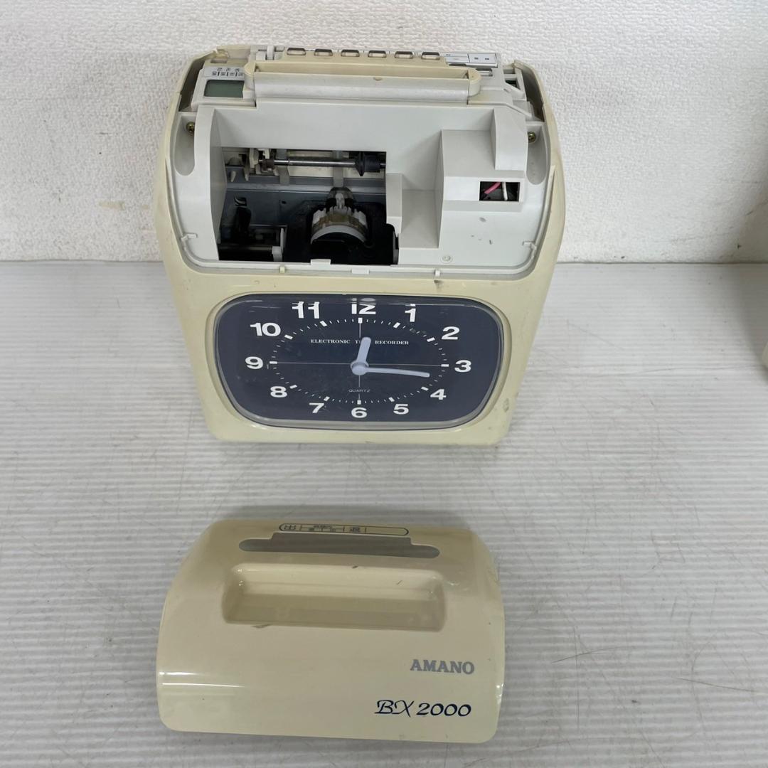 アマノ BX2000 タイムスタンプ タイムカード 動作確認済 Y1678