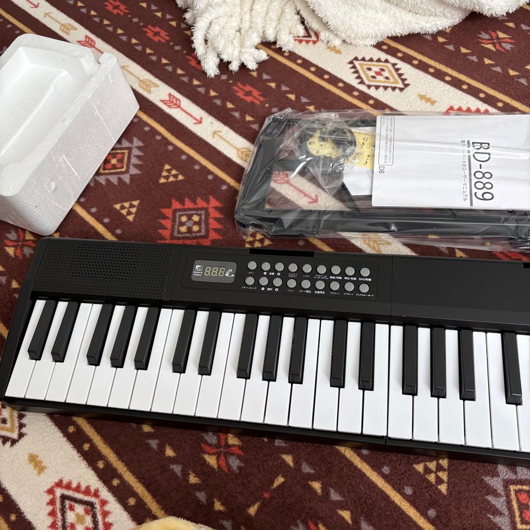 ⭐️限定価格⭐️ 電子ピアノ 折りたたみ 電子キーボード 61鍵盤 キーボード