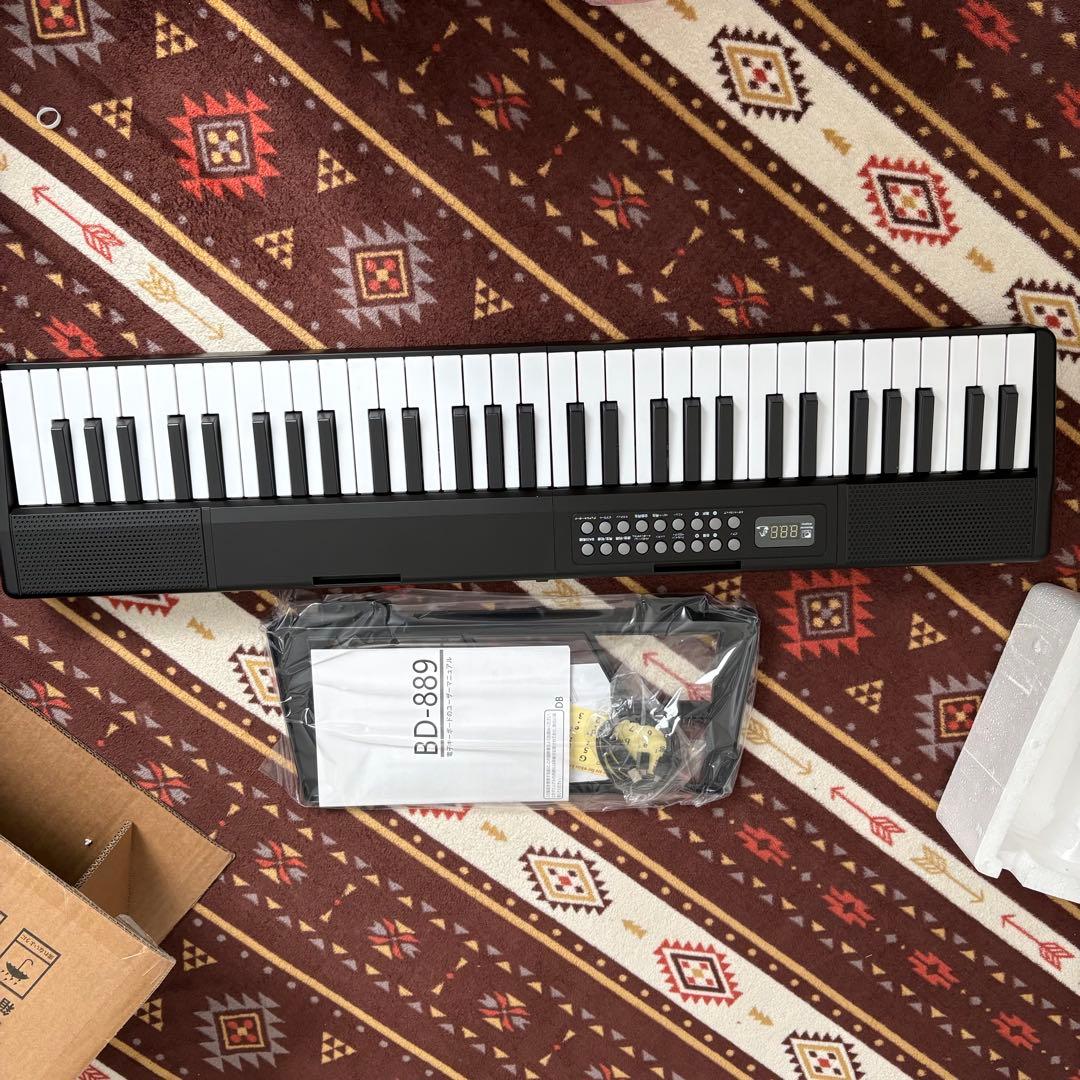 ⭐️限定価格⭐️ 電子ピアノ 折りたたみ 電子キーボード 61鍵盤 キーボード