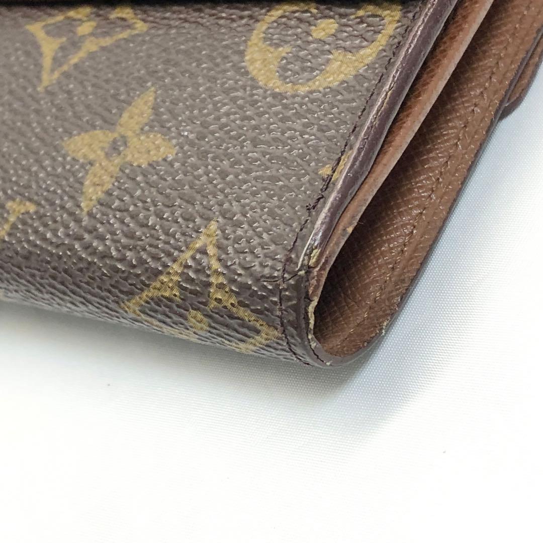 LOUIS VUITTON ヴィトン　モノグラム　三つ折り　財布