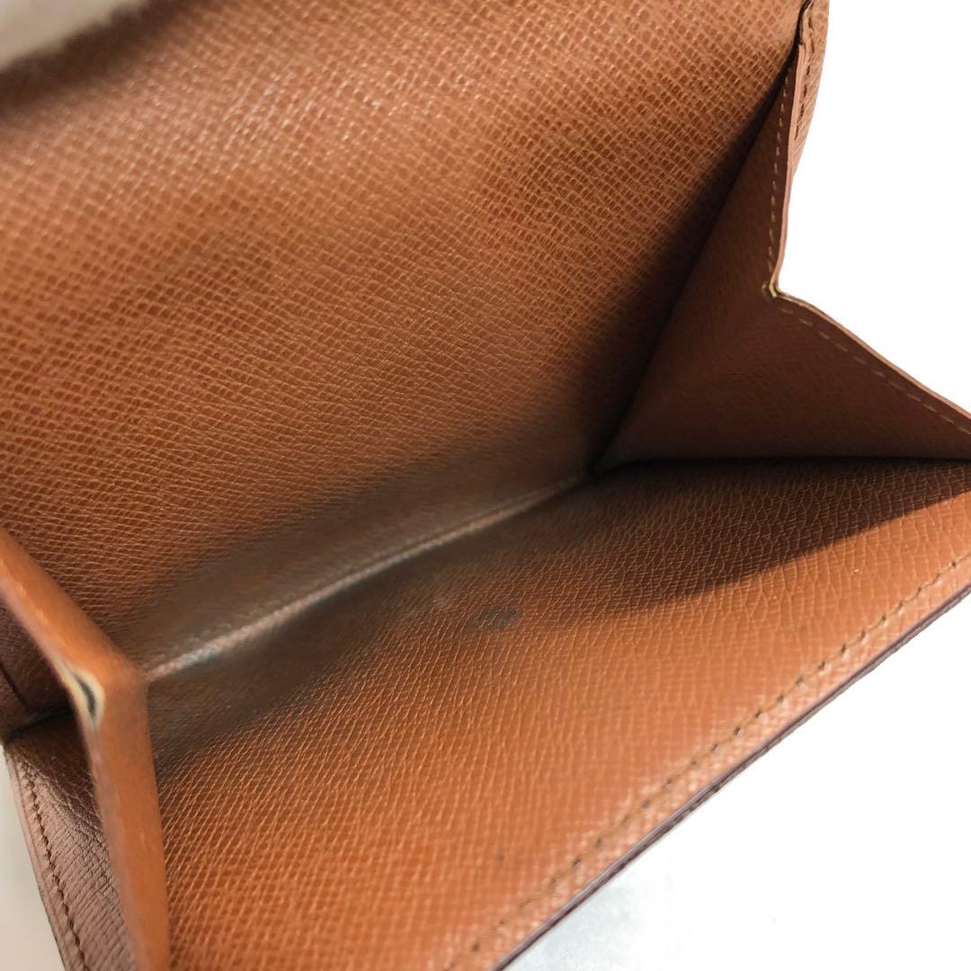 LOUIS VUITTON ヴィトン　モノグラム　三つ折り　財布