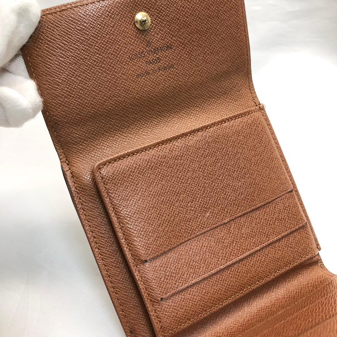 LOUIS VUITTON ヴィトン　モノグラム　三つ折り　財布